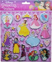 Disney's Princess Foam Stickers +/- 22 Stickers