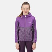 De Regatta Dissolver IV fleece - outdoortrui - kinderen - hele rits - met capuchon - Paars