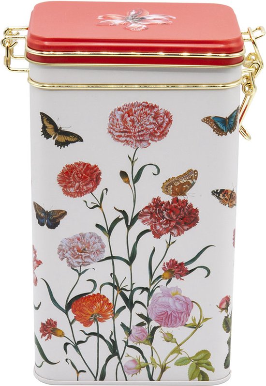 Foto: Voorraadbus voorraadblik bloemen maria sybilla merian