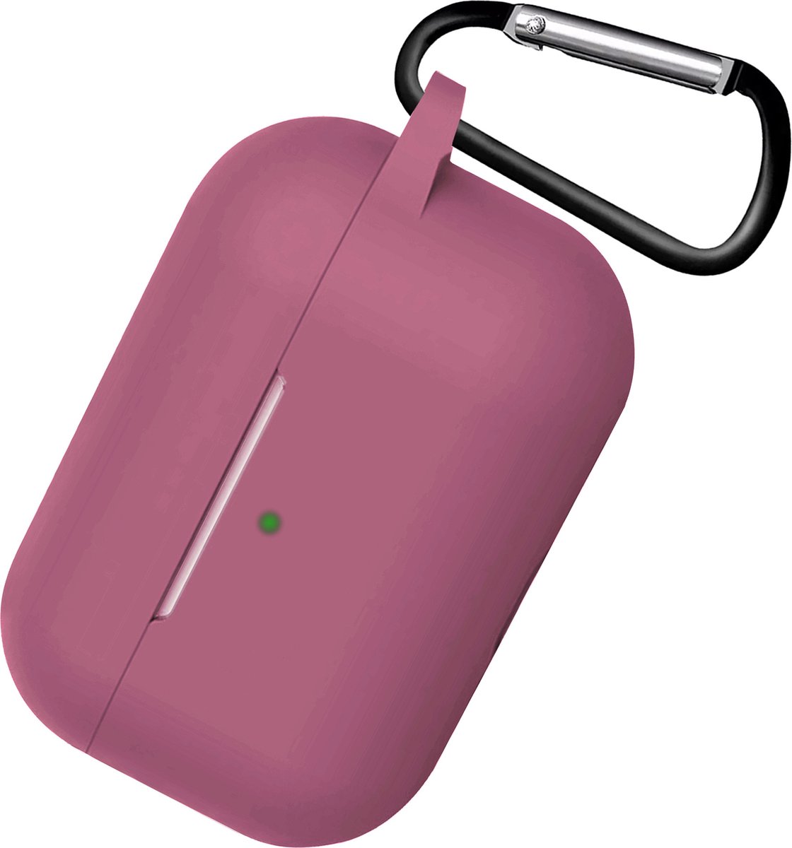 Hoes Geschikt voor Apple AirPods 3 Hoesje Cover Silicone Case Hoes - Oud roze