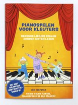 Pianospelen voor kleuters - Komisch eerste pianoboek voor jonge kinderen - keyboard - 15 bekende liedjes - grappige uitlegvideo's - basis pianospelen eenvoudig spelend leren - digitale instructies - geen noten lezen - eenvoudig - snel te leren