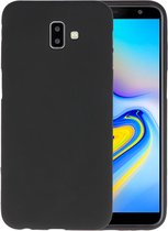 Samsung J6 Plus 2018 Hoesje - Samsung Galaxy J6 Plus 2018 hoesje zwart siliconen case cover