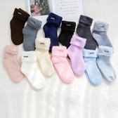 Easylux® SoftSocks™ - Warme sokken - Valentijn cadeautje voor haar - Giftpack - 5 paar - 5 kleuren - Fleece - One size
