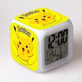 Digitale wekker Pikachu - kleurveranderd - nachtlampje
