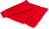 Sjaal winter dames en heren - fleece sjaals - omslagdoek - sjaaltje rood