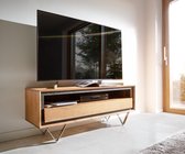 Tv-meubel Stonegrace 120 cm acacia natuur 1 legplank 1 lade steenfineer V-voet