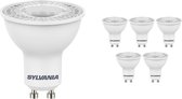 Voordeelpak 6x Sylvania RefLED GU10 ES50 6W 840 110D SL | Koel Wit - Vervangt 60W