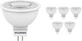 Voordeelpak 6x Sylvania RefLED GU5.3 MR16 5W 830 36D SL | Warm Wit - Vervangt 35W.