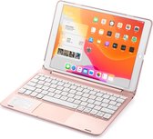 CaseBoutique Bluetooth Keyboard Case met Muis Trackpad - QWERTY indeling - Roze - Compatible met iPad Air 10.5 2019 (3e generatie)