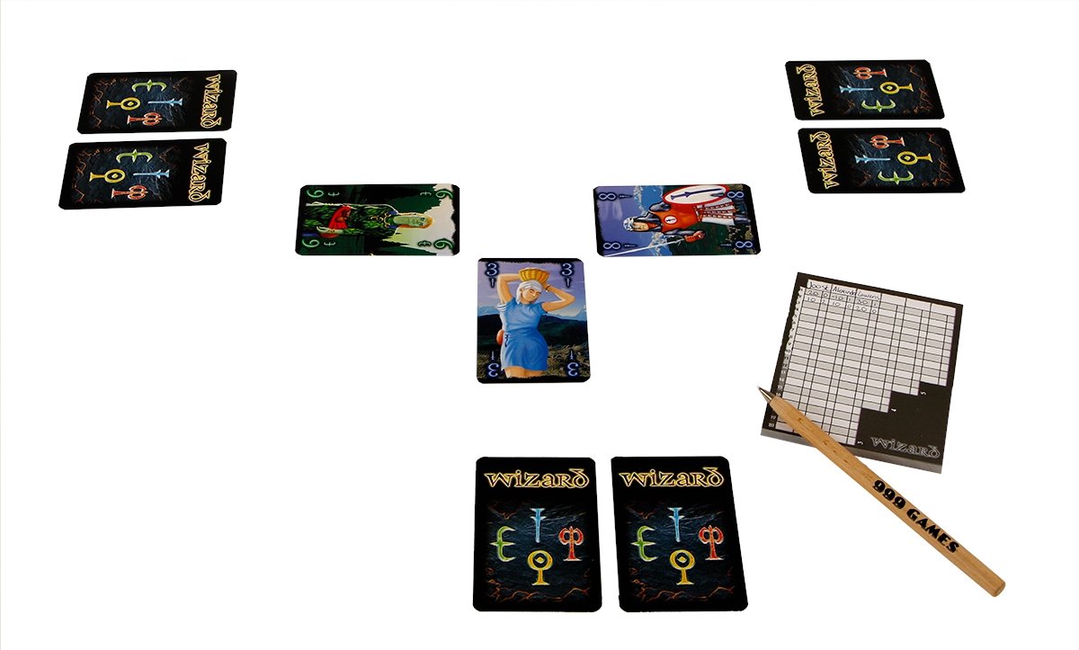 999 Games - Wizard - Kaartspel - Familiespel - Gezelschapsspel - Klein cadeautje — afbeelding 7