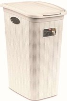 YILTEX – Elegance - Wasmand / Wasmand Met Deksel / Wassorteerder – 36l – Wit