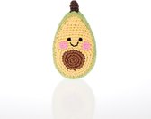 Pebble Organic Rammelaar - Baby Rattle Toy - Friendly Fruit - Avocado