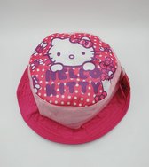 Hello Kitty Vissershoedje - Roze - maat 50 cm