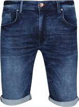 Petrol - Jackson Short Denim Navy - Slim-fit - Broek Heren maat XXL