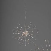 Star Trading "Firework" hangende kerstster - zilver - D 26 cm - netstroom