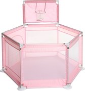Ellanora® 2-in-1 6 Zijdig Baby Box Blauw Met Bal Frame – Kinderen – Peuter – Speel Box – Spelen – Play - speelgoed opberging - ballenbak