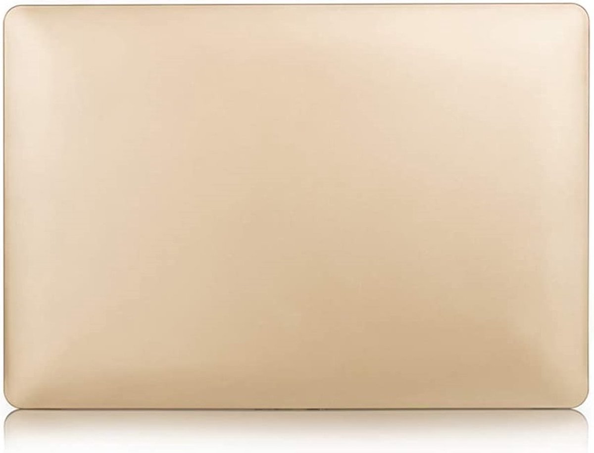 Laptophoes - Geschikt voor MacBook Pro 13 inch Hoes Case - A2251, A2289 (2020) - Goud