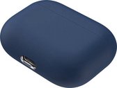 Apple AirPods Pro - Siliconen Case Cover - Geschikt voor AirPods Pro - Kleur Blauw