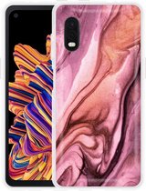 Galaxy Xcover Pro Hoesje Dromerig Marmer - Designed by Cazy