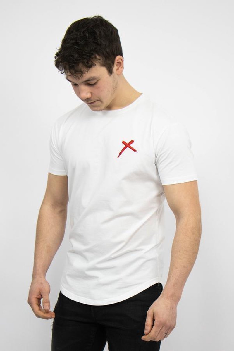 REJECTED CLOTHING - T Shirt - Wit - Maat XS