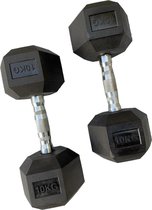 Fitness Dumbbel set - db SKILLS 10KG dumbbel SET 2 STUKS - gewichten