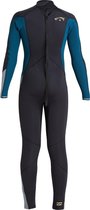 Billabong Absolute 4/3 Mm Gbs Back Zip Wetsuit For Boys - Antique Black