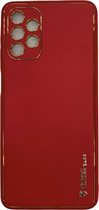 ZKl Telecom Telefoonhoesje - Back Cover - Geschikt Voor Samsung Galaxy A12 - Rood