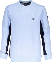 Bellaire jongens sweater met ronde nek en contrast kleur bij de armen Air Blue