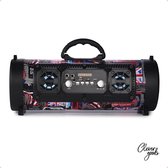 Clevergoods Boombox – Draagbare speaker – Portable speaker – Bluetooth speaker - Karaoke – FM radio - 1500 mAh batterij