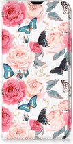 Flipcase Cadeautjes voor Moederdag iPhone 13 Pro Max Smartphone Hoesje Butterfly Roses