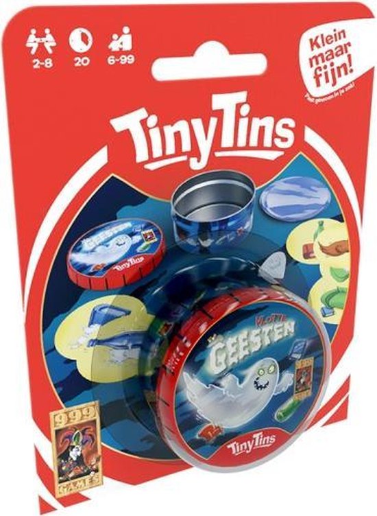 Thumbnail van een extra afbeelding van het spel dobbelspel Tiny Tins: Vlotte Geesten