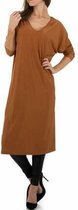 JCL lang tuniek camel bruin S/M