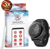 Garmin Fenix 6S / 6S Pro - 42mm OMAZU 3D Flex TPU Screenprotector, 3 Pack