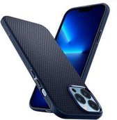Geschikt voor Spigen Liquid Air iPhone 13 Pro Case Blauw