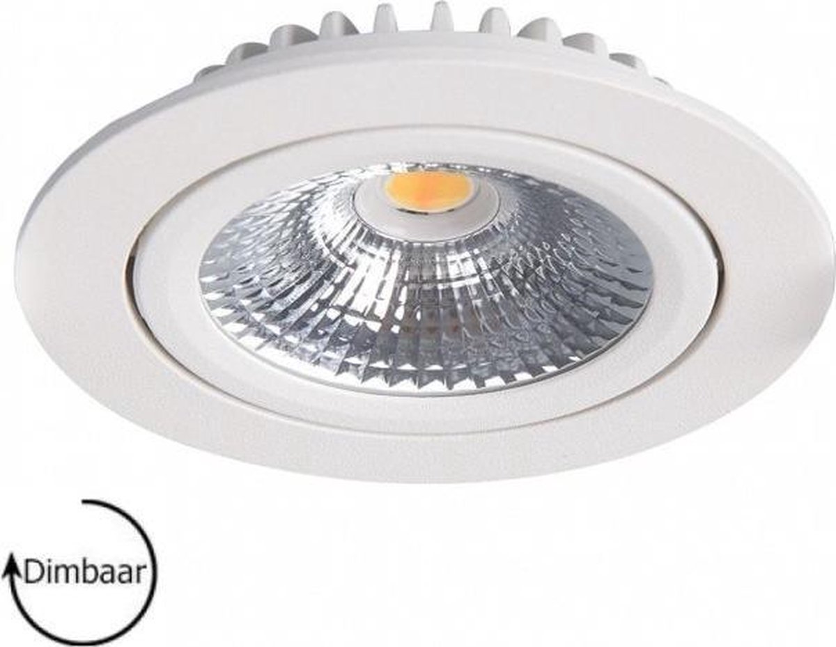 Spot encastrable LED gris 5W faisceau 24° ou 60° avec trou de 75mm