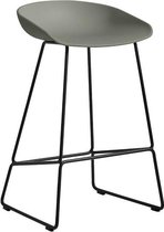 About A Stool AAS 38 - nevelgroen - zwart - 76 cm