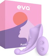 Eva® Aura - Koppel Vibrator met Afstandsbediening - Clitoris Stimulator - Vibrators voor Vrouwen - Seks Toys voor Koppels - Erotiek - Lavender Purple