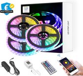 RGB LED Strip | App + Afstandsbediening | 30 Meter (3 x 10M) | LED-Kit