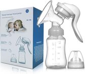 SFT Products - Handmatig Borstkolf - Verstelbare Borstkolf voor Vrouwen - BPA Vrij - Borstkolf Handmatig - Baby Voeding - Zuig Fles Baby - Wit