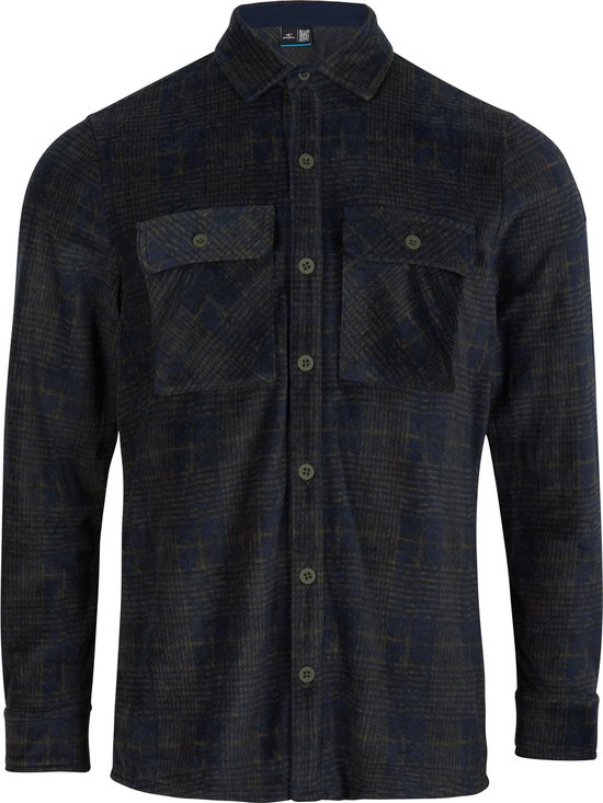 O'Neill Fleeces Men Flannel Tech Forest Night -A Sporttrui Xs - Forest Night -A 70% Gerecycled Polyester, 30% Polyester