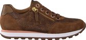 Gabor 035 Lage sneakers - Leren Sneaker - Dames - Cognac - Maat 37,5