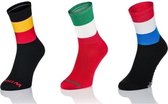 Winaar wielrensokken NL-BE-IT 3 pack S (39-41)