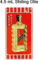 Shiling Oil Origineel - 4.5 ML - Natuurlijke Kruiden - Tegen Spierpijn / Hoofdpijn / Verkoudheid / Insectenbeet - Wonderolie - Shiling Olie - Pijnverlichtend - Reisformaat - 4.5 ml