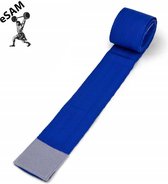 eSAM® 10 Teambanden met klittenbandsluiting - partijlint - partijlinten - 110 cm lang - Blauw - set van 10 stuks