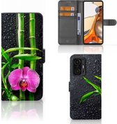 Wallet Book Case Xiaomi 11T | 11T Pro Hoesje Orchidee