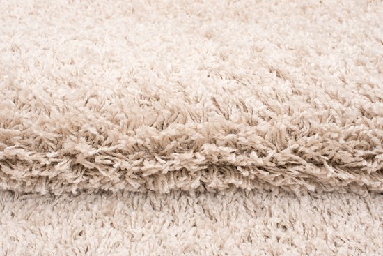 Tapiso Essence Tapis Tapis Beige Pile Profonde Salon Couloir Chambre Taille - 80x250