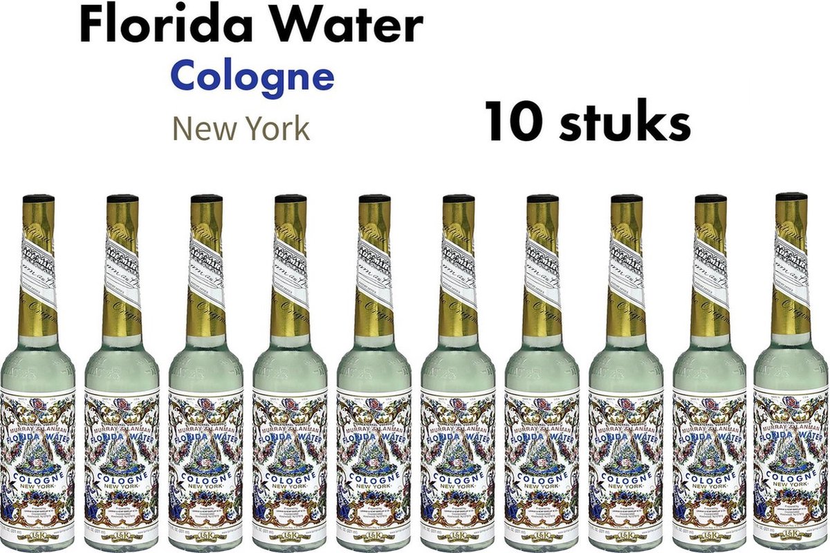 Florida Water - 10 stuks - 221 ml - Cologne New York - Murray & Lanman Florida Water - Multipack
