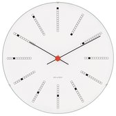 Arne Jacobsen Bankers Clock Wandklok Wit - Ø 48 cm 43650