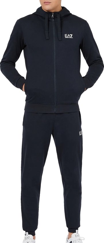 Survêtement EA7 Train Core ID Hooded Jogging Suit - Taille M - Homme - Bleu Foncé