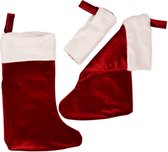 Bas de Chaussettes de Noël de Chaussettes de Noël rouges - Décoration d'arbre de Noël - Bas de cadeau de Noël - Décoration de Noël